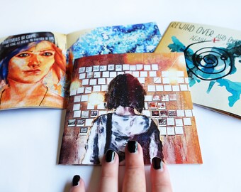 Life is strange Art Zine, Max and Chloe Collectors Fanart Quote Booklet