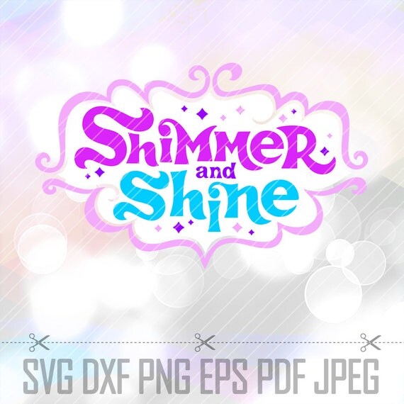 Download SVG Shimmer Shine ClipArt Layered Cut File Cricut Design