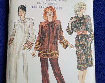 Vogue 8181 Pattern, Sz 14, A Line Dress or Top