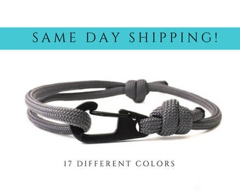 CORD Bracelet Mens Surf Bracelet Paracord Bracelet Men Sailing Bracelet Nautical Bracelet Guy Sailor Bracelet Surfing Bracelet 550 Paracord