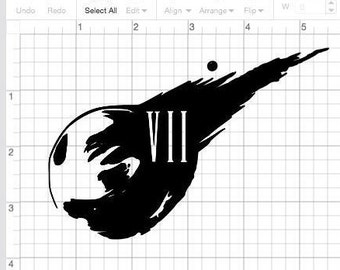 Final Fantasy VII Meteor vinyl Decal