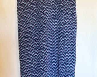 Full length Blue and purple Kinki Gerlinki Turtle neck dress