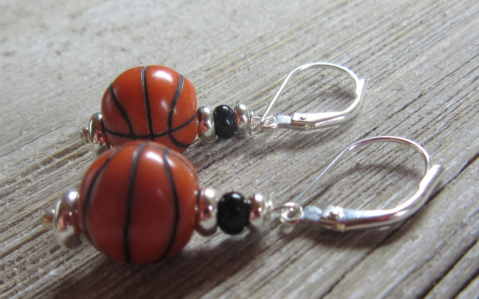 Basketball Earrings Basketball Jewelry Sports Earrings