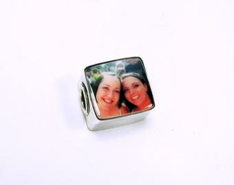 Photo Charm for a Pandora Style Charm Bracelet