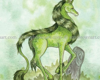 5x7 Kirin PRINT by Amy Brown