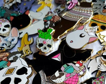 MYSTERY Pin Set - 3 Enamel Pin set - FACTORY SECONDS