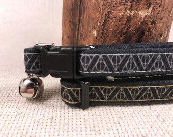 Deathly Hallows Cat Collars