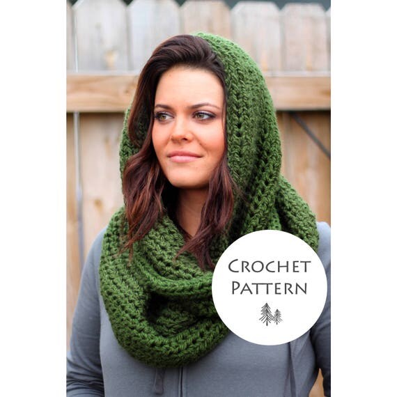 CROCHET PATTERN Soft & Cozy Infinity Scarf Crochet Pattern