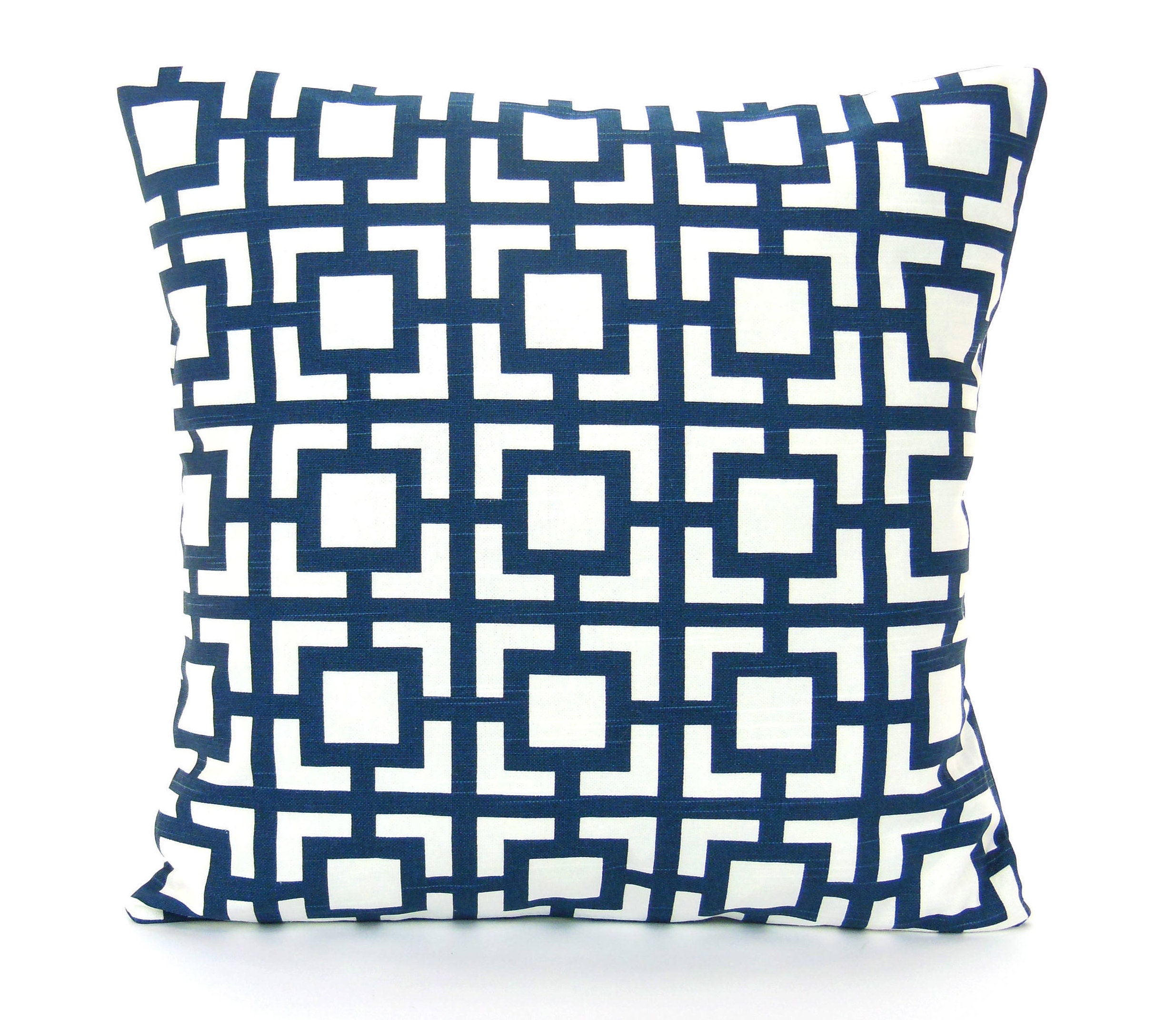 Navy Blue Pillow Throw Pillow COVER Navy Decorative Couch