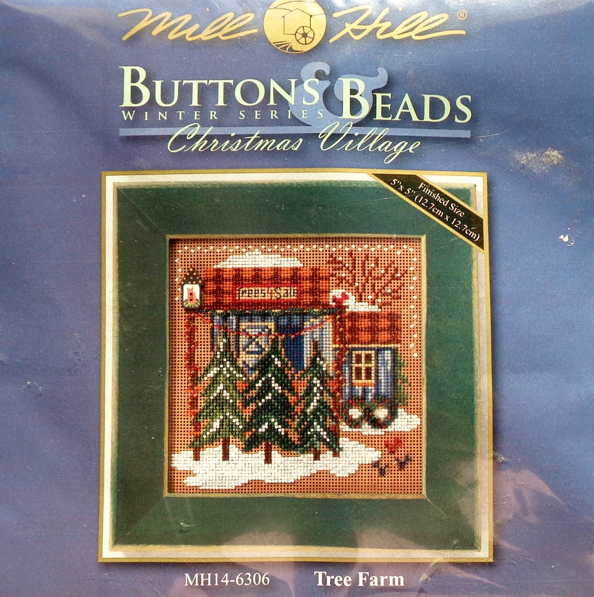 Mill Hill Christmas Village TREE FARM Buttons & Beads
