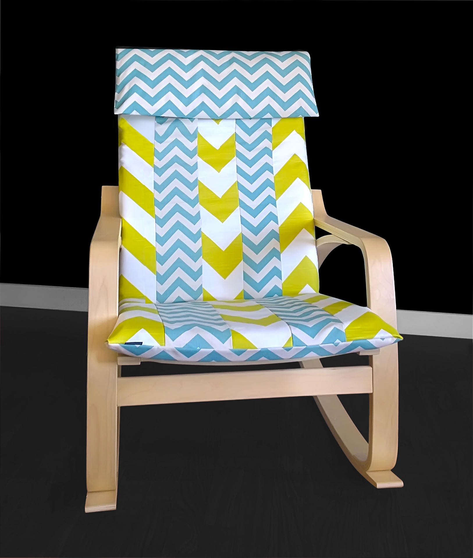 Chevron Ikea Poang Seat Covers