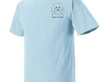 Coton de Tulear Garment Dyed Cotton T-shirt