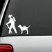 hiking with dogs sticker