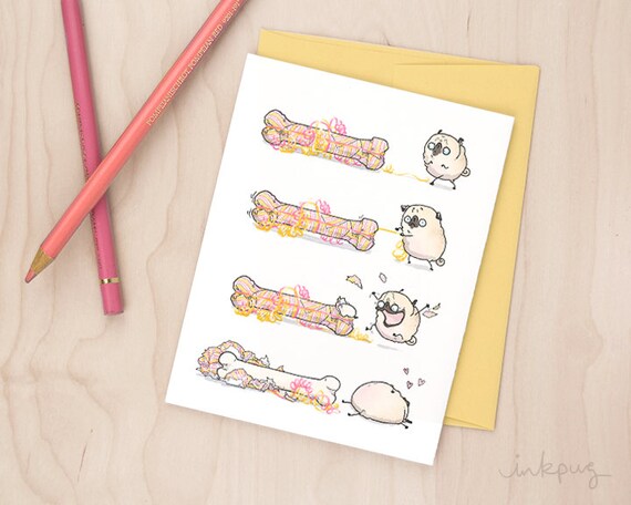 Unique Thank You Cards unwrapped funny pug thank you cards funny birthday card cute Unique Thank You Cards unwrapped funny pug thank you cards funny birthday card cute