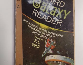 The Third Galaxy Reader ed. H.L. Gold Perma Books 1960 Vintage Sci-Fi Paperback
