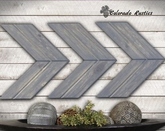 Arrow Wall Art, Chevron, Arrow Wall Décor, Rustic Wall Décor, Arrow, Wood Wall Art, Rustic Arrow, Wood Chevron, Wooden Arrow, Gray Chevron
