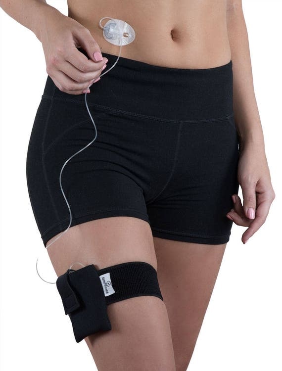 Athletic Neoprene Insulin Pump Pouch w/ Leg Strap