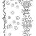 Be Strong and Courageous coloring page 8.5X11 Bible