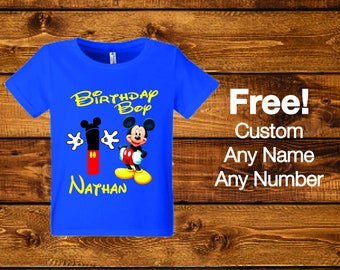 Mickey Mouse Birthday Shirt