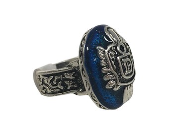 Vampire Diaries D Ring Damon Salvatore Family Crest TV Show Daylight Sunlight Protection Costume Cosplay Gift Jewelry Series High Quality