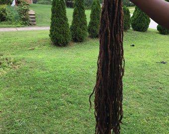 Human hair dreadlock extensions- Very Long