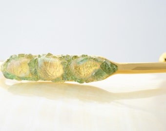 Birthstone Jewelry Birthstone Bracelet Moonstone Bracelet Moonstone Jewelry Gemstone Bracelet Peridot Bracelet Gold Bar Bracelet Raw Cuff