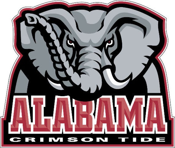 Alabama Crimson Tide NCAA Logo Sports Team College Football
