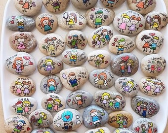 Affirmation Stones, Custom/Personalized Inspirational Message Stones, quotes on pebbles, Painted Rock Art, Painted Stone, painted rocks