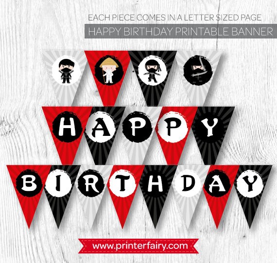 ninja-banner-ninja-birthday-party-ninja-party-ninja-decorations