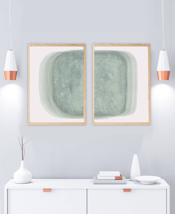 Set of 2 Prints PRINTABLE Art Print Set Wall Art Set 2