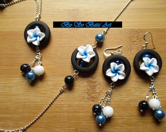 Set 3 pieces of exotic flowers