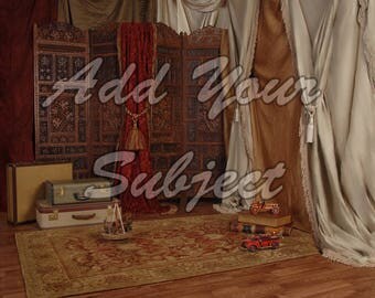Digital Photo Background Vintage Victorian Backdrop