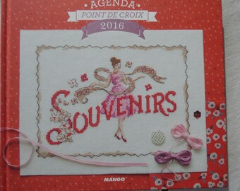 Book keepsake calendar 2016 cross stitch