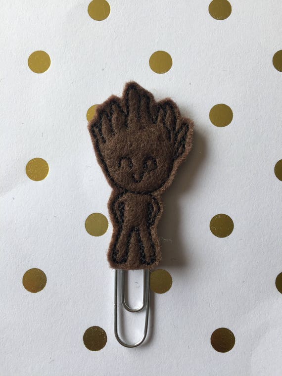 Tree Guy planner Clip/Bookmark. Character Planner Clip. Galaxy planner clip. Guardian planner clip. Groot