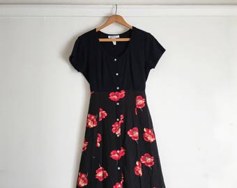 Vintage floral dress | Etsy