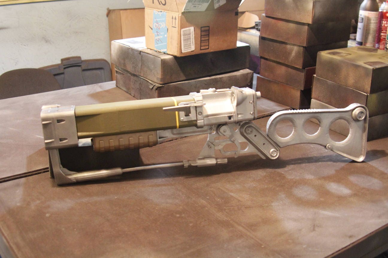 Laser Rifle Fallout 4 Inspired AERX Replica with working