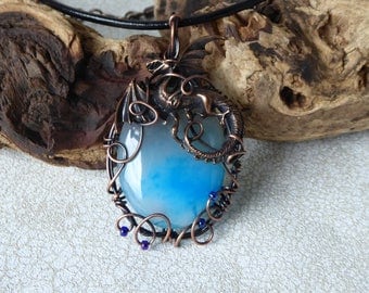 Gothic Dragon Pendant, Dragon Necklace, Dragon Jewelry, Steampunk Dragon, Dragon Cosplay, Pagan, Gemstone Dragon, Dragon Gift