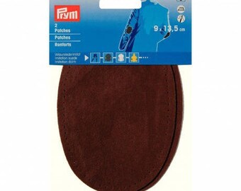 Elbow patch of quality, imitation suede 9 x 13, 5 cm