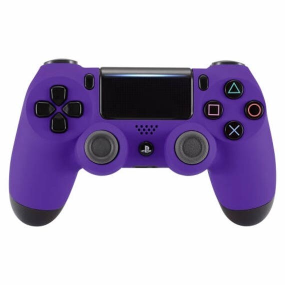 Soft Touch Purple Ps4 PRO Rapid Fire Custom Modded Controller