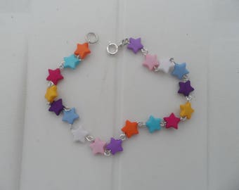 Bracelet multicolored stars