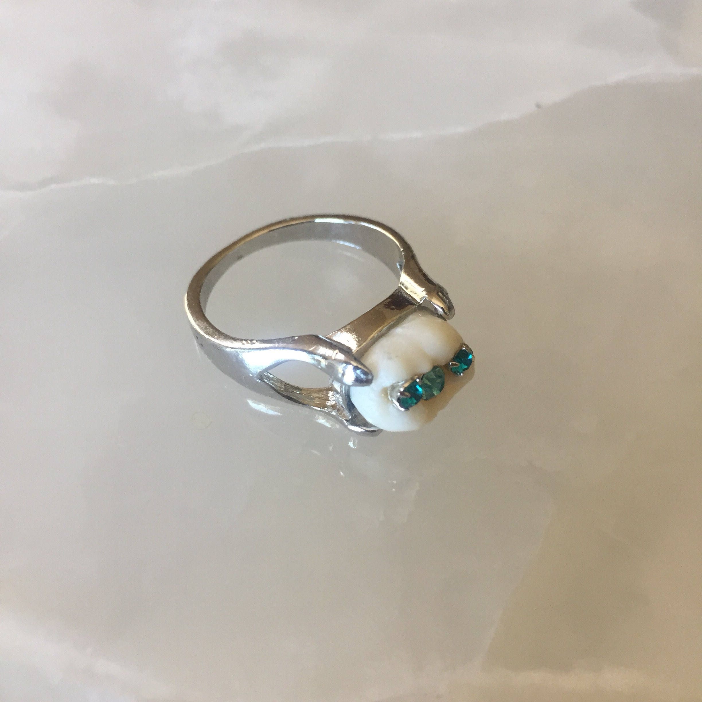 Triple Stone Molar Ring