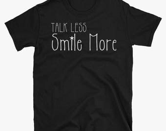 Talk Less Smile More, Alexander Hamilton Musical shirt , Revolutionaries tshirt , Aaron Burr shirt, Hamilton, Talk, lyric tee shirt Fan Gift