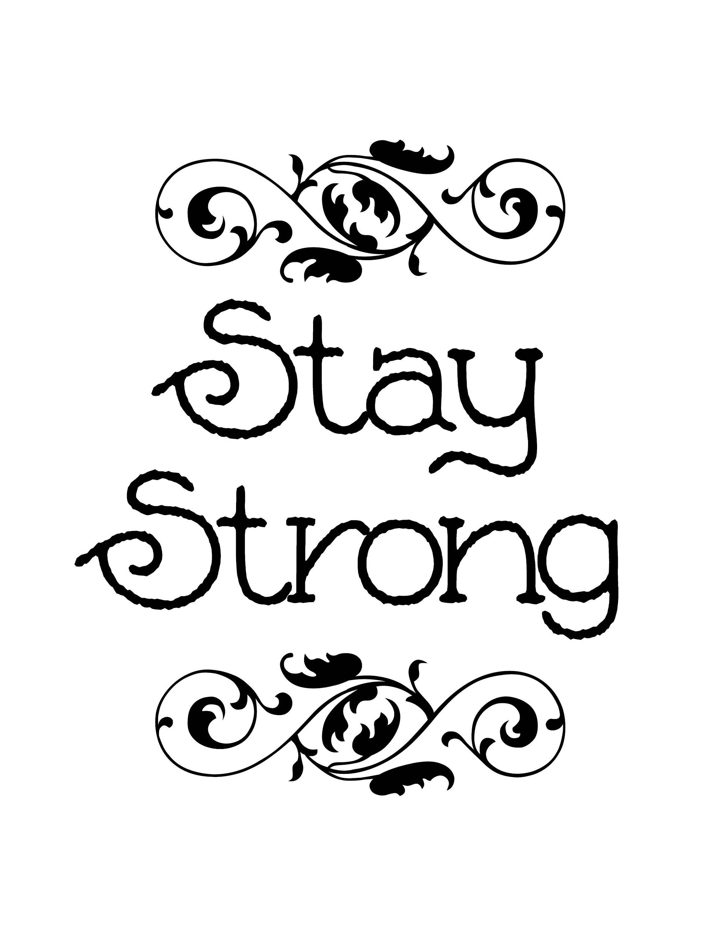 Stay strong тату эскизы разным шрифтом