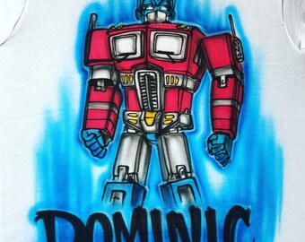 Optimus Prime Airbrushed T-Shirt