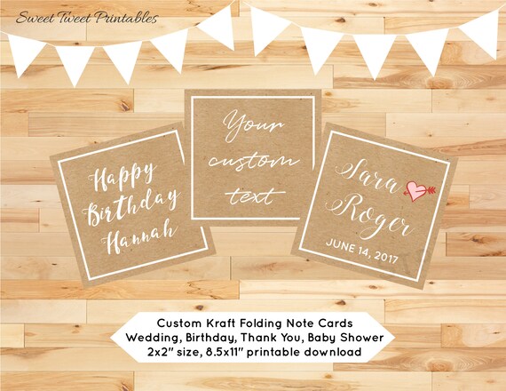 Items Similar To Mini Note Card Small Gift Tag Custom Printable items-similar-to-mini-note-card-small-gift-tag-custom-printable
