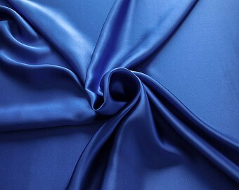 1712-141 - Crepe Satin silk 100%, width 135/140 cm, made in Italy, dry cleaning, weight 100 gr