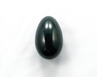 Nephrite Jade Yoni Eggs for Women-Green-Health and Wellness- Kegel, Reiki, Exercise Pelvic Health Drilled with Hole with Pouch