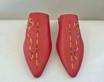 Beautiful Moroccan Amazigh Slippers/Baouches All Sizes Available
