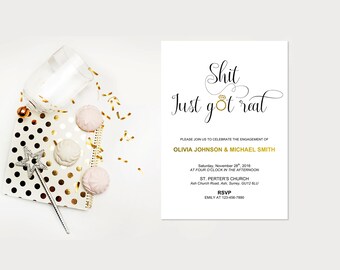 Shit just got real | Etsy
