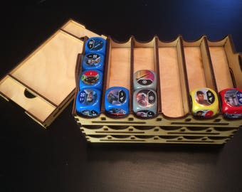 Organizer trays for Star Wars Destiny dice game (Design updated June 2017)